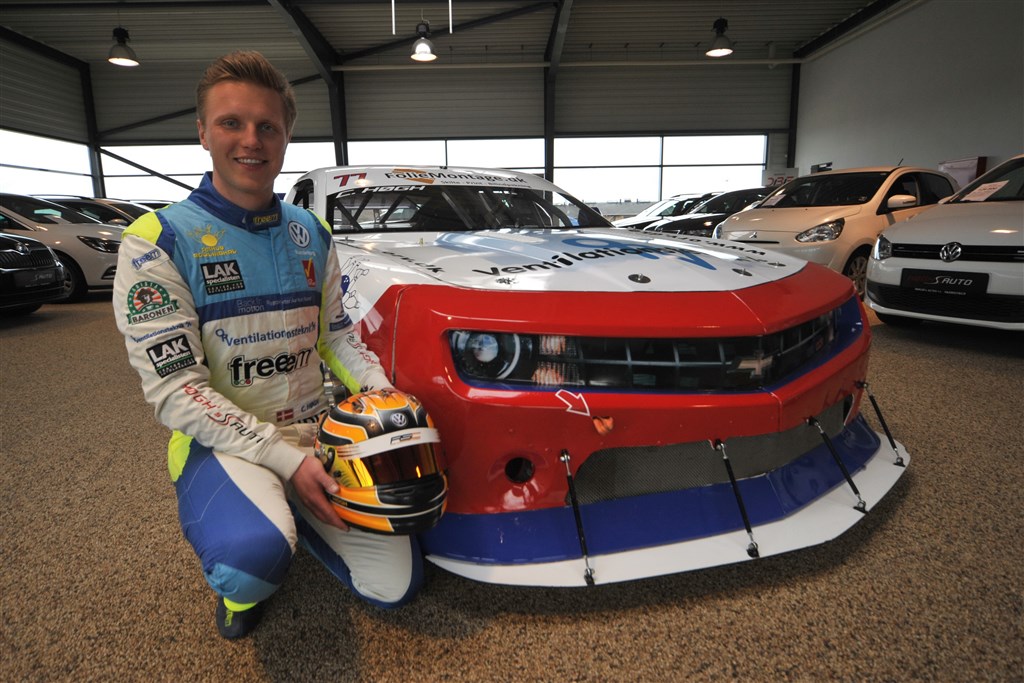 Christian Høgh med sin nye DTC-racer, som han kører sit første løb med den 23. april
(Foto: Morten Alstrup)